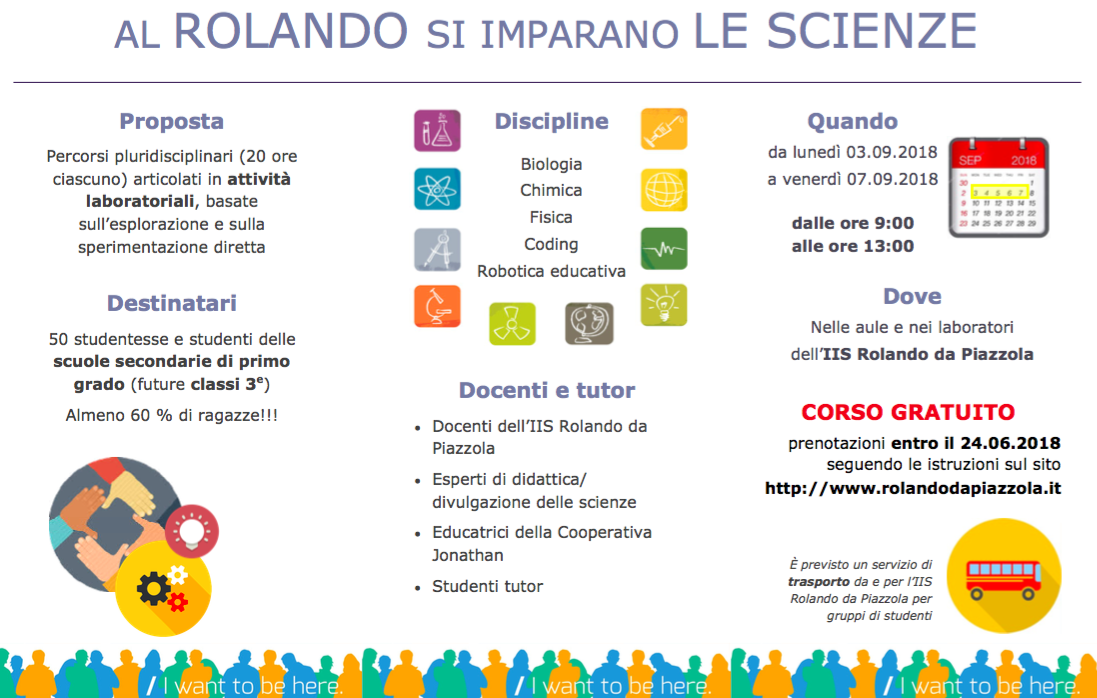 Al rolando si imparano le scienze